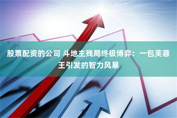 股票配资的公司 斗地主残局终极博弈：一包芙蓉王引发的智力风暴