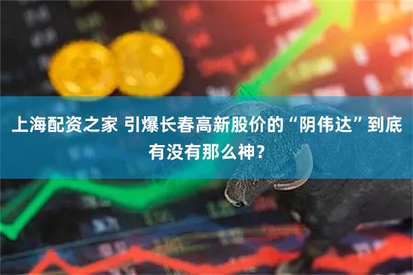上海配资之家 引爆长春高新股价的“阴伟达”到底有没有那么神？